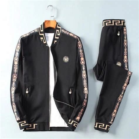 versace tracksuit mens price|velvet tracksuit men's versace.